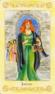 Celtic Tarot.  XI (VIII) .