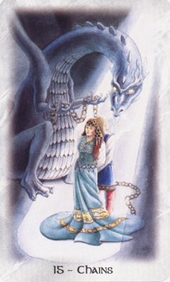Celtic Dragon Tarot. Аркан XV Диавол.