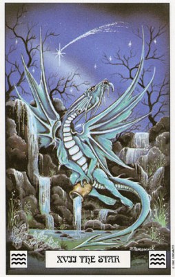Dragon Tarot. Аркан XVII Звезда.