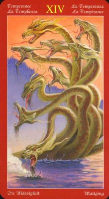 Dragons Tarot. Аркан XIV Умеренность.