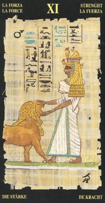 Egyptian Tarots. Аркан VIII (XI) Сила.