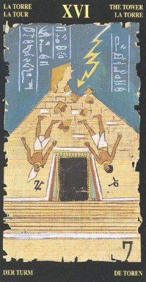 Egyptian Tarots. Аркан XVI Башня.