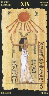 Egyptian Tarots. Аркан XIX Солнце.