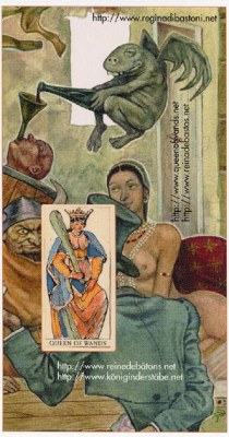Tarot of the III Millennium. Аркан Королева Жезлов.