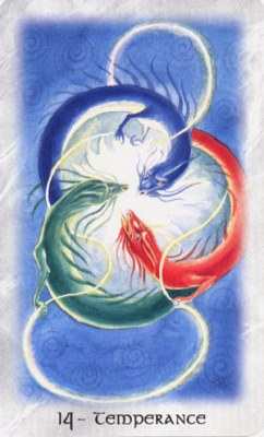 Celtic Dragon Tarot.  XIV .