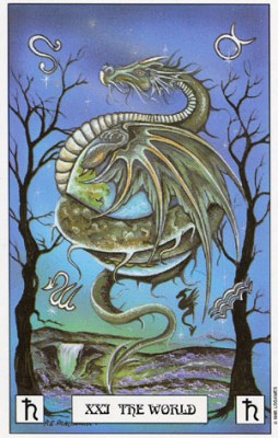 Dragon Tarot.  XXI .
